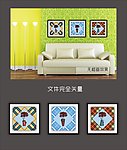 抽象的画