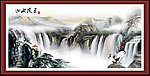山水画 山水风景