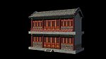 二层民居全贴图模型