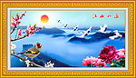 长城雄风图（无画框）