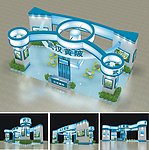展台搭建设计(3D设计模型)展示模型