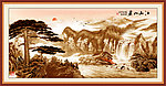 国画山水 江山如画