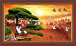 山水风景 迎客松