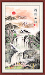 国画山水画