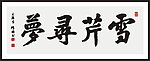 雪芹寻梦 书法