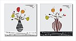 时尚抽象无框画