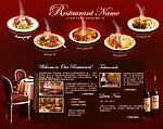 饭店餐厅广告宣传网站flash源文件