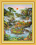 油画 聚宝盆油画