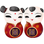 一对福娃