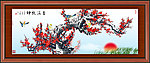 巨幅梅花国画