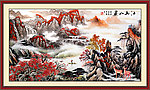 国画 山河锦绣