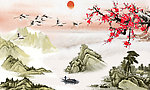 画画山水