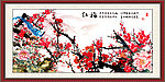 梅花 国画梅花 喜鹊报春