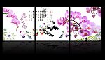 蝶恋花无框画