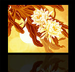 装饰画昙花