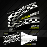 创意立体方格邀请函