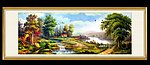 高清油画风景山水画