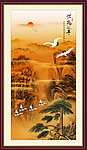 山水画 松鹤延年