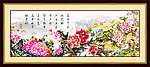 巨幅山水画（国画花鸟）