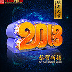 2013蛇年 立体字