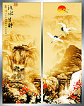 移门 山水画