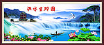 巨幅山水画