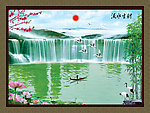 巨幅山水画