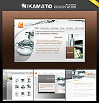 家居用品 不锈刚 卫浴用品 欧美风格 网页设计PSD分层源文件(无网页代码)