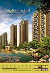 湖景公园地产广告