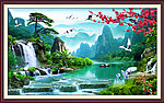 巨幅山水画