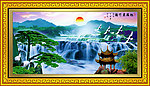 巨幅山水画