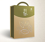 茶月饼包装平面图