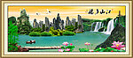 巨幅山水画