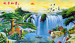 巨幅山水画