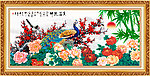 孔雀 牡丹