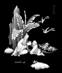 浮雕灰度图