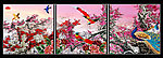 无框中堂画 富贵吉祥