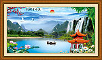 巨幅山水画