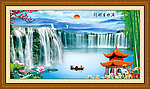 巨幅山水画