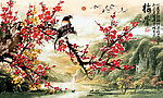国画梅花