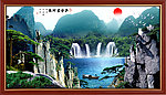 巨幅山水画