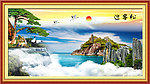 巨幅山水画