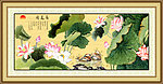 国画荷花