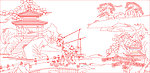 精雕线描图