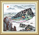 巨幅山水画
