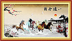 八骏全图