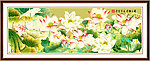 国画荷花