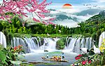 巨幅山水画