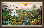 油画 聚宝盆油画