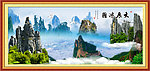 巨幅山水画